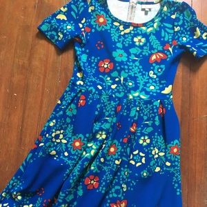 Bright Bold Lula Roe Amelia Dress